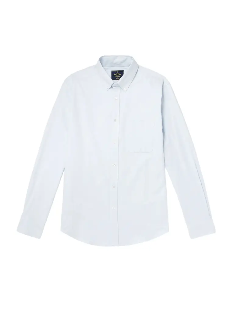 Button-Down Brushed-Cotton Oxford Shirt - Men Button-Down Brushed-Cotton Oxford Shirt - Men