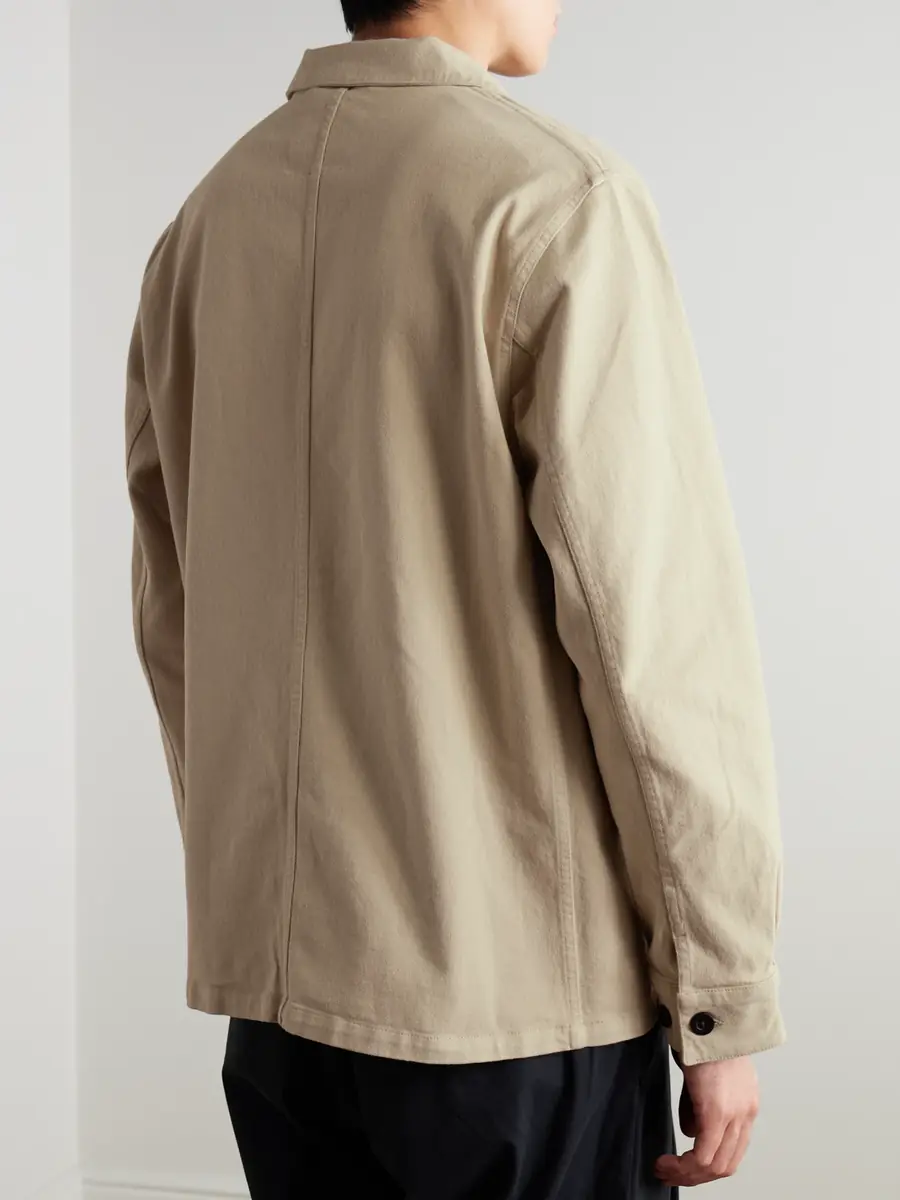 Portuguese Flannel Labura Stretch-Cotton Twill Overshirt - Men | Thumbnail 3 Portuguese Flannel Labura Stretch-Cotton Twill Overshirt - Men | Thumbnail 3