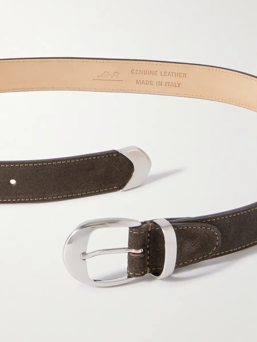 MR P. 3cm Suede Belt - Men | Thumbnail 2 MR P. 3cm Suede Belt - Men | Thumbnail 2