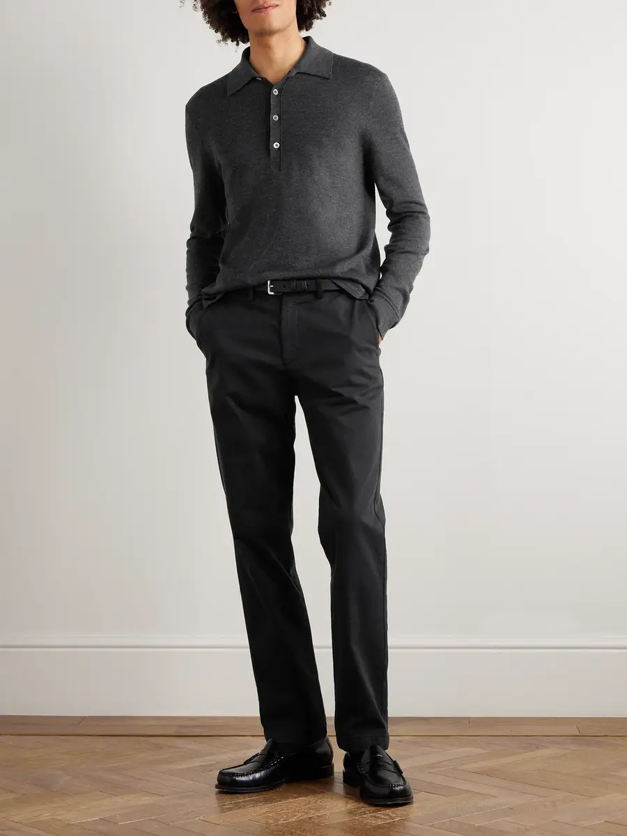 MR P. Samuel Straight-Leg Organic Cotton-Blend Twill Chinos - Men | Thumbnail 2 MR P. Samuel Straight-Leg Organic Cotton-Blend Twill Chinos - Men | Thumbnail 2