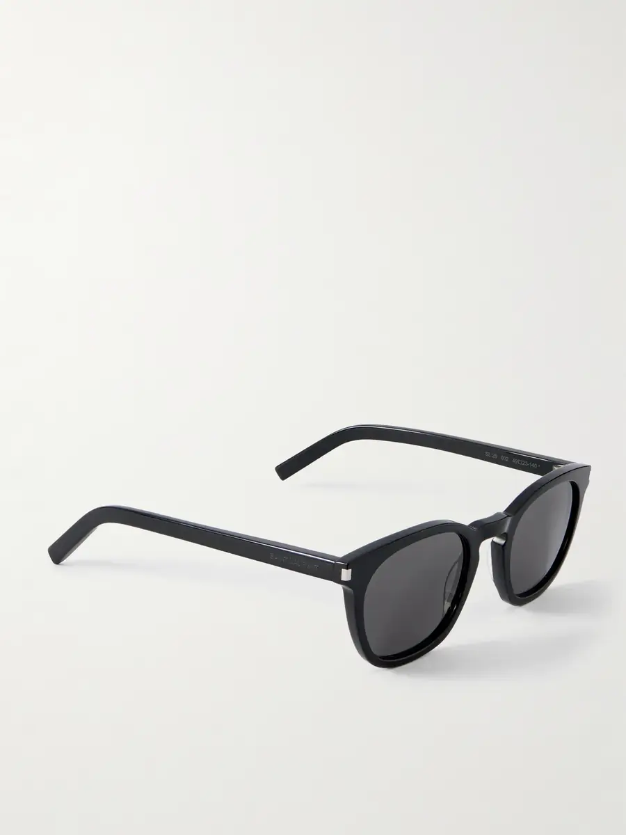 Saint Laurent SL 28 D-Frame Acetate Sunglasses - Men | Thumbnail 4