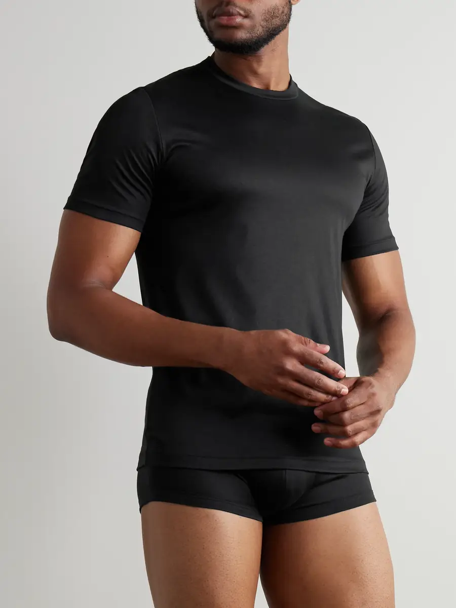Zimmerli Sea Island Cotton-Jersey T-Shirt - Men | Thumbnail 2 Zimmerli Sea Island Cotton-Jersey T-Shirt - Men | Thumbnail 2