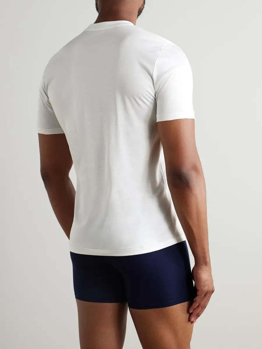 Zimmerli Sea Island Cotton-Jersey T-Shirt - Men | Thumbnail 3