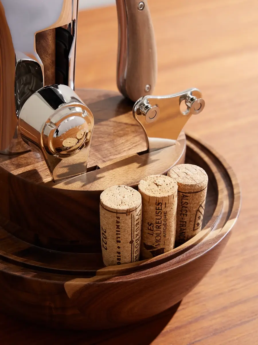 L'Atelier Du Vin Oeno Motion Groom Walnut Wood, Glass and Steel Corkscrew Set - Men | Thumbnail 3 L'Atelier Du Vin Oeno Motion Groom Walnut Wood, Glass and Steel Corkscrew Set - Men | Thumbnail 3
