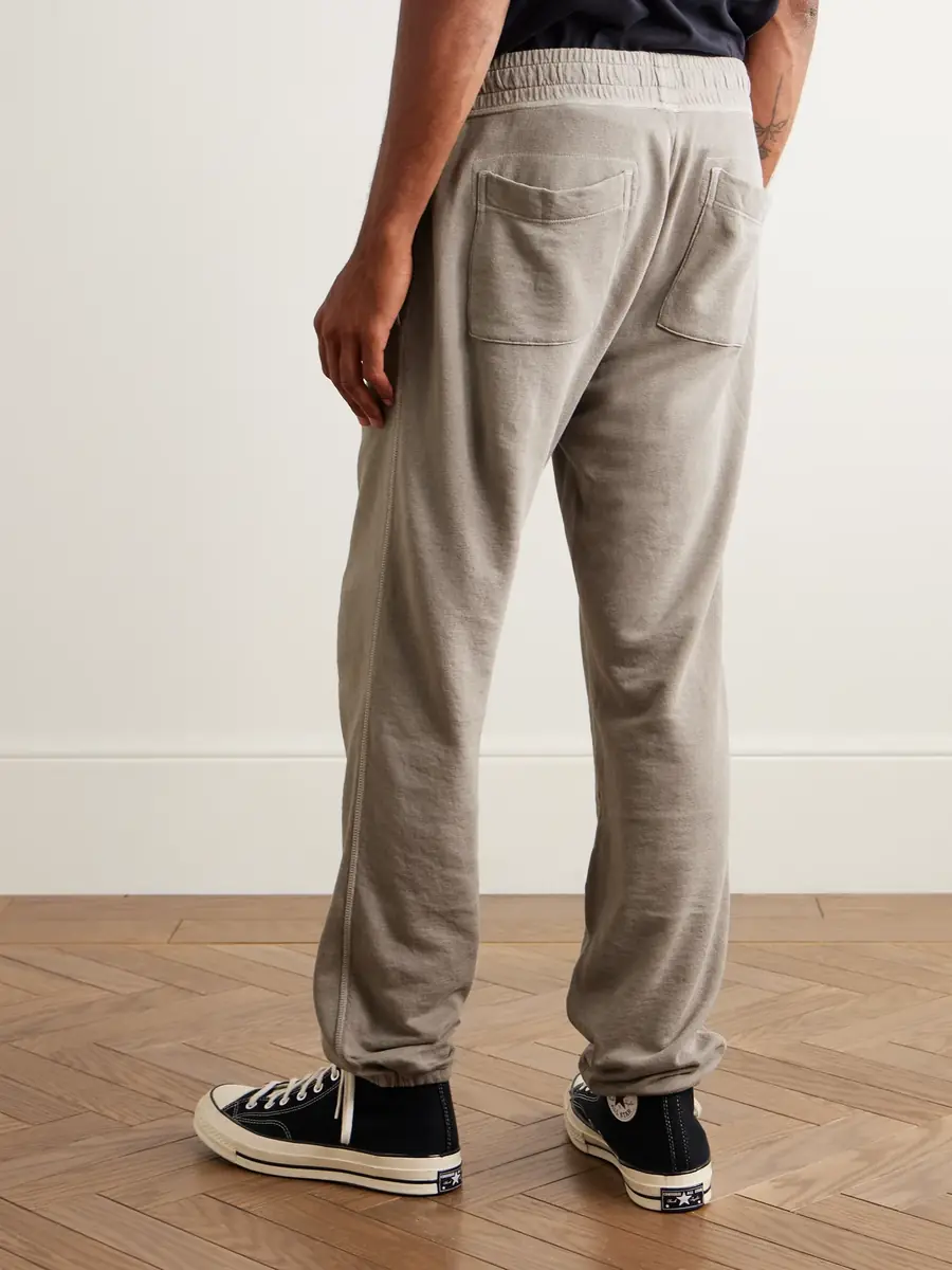 James Perse Straight-Leg Cotton-Jersey Sweatpants - Men | Thumbnail 4