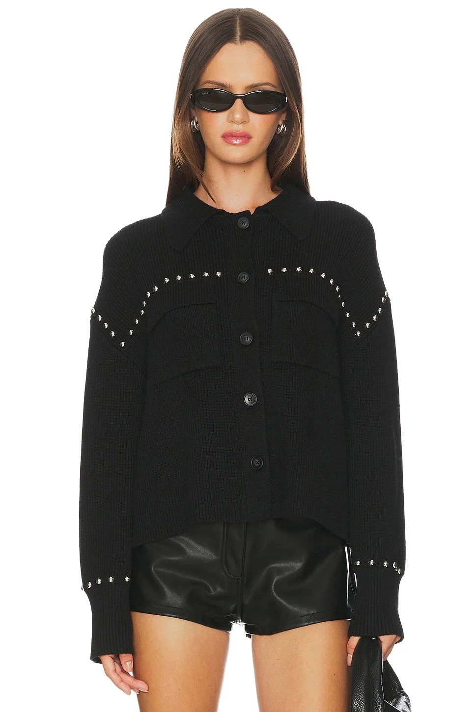 Jay Studded Sweater Jacket Jay Studded Sweater Jacket