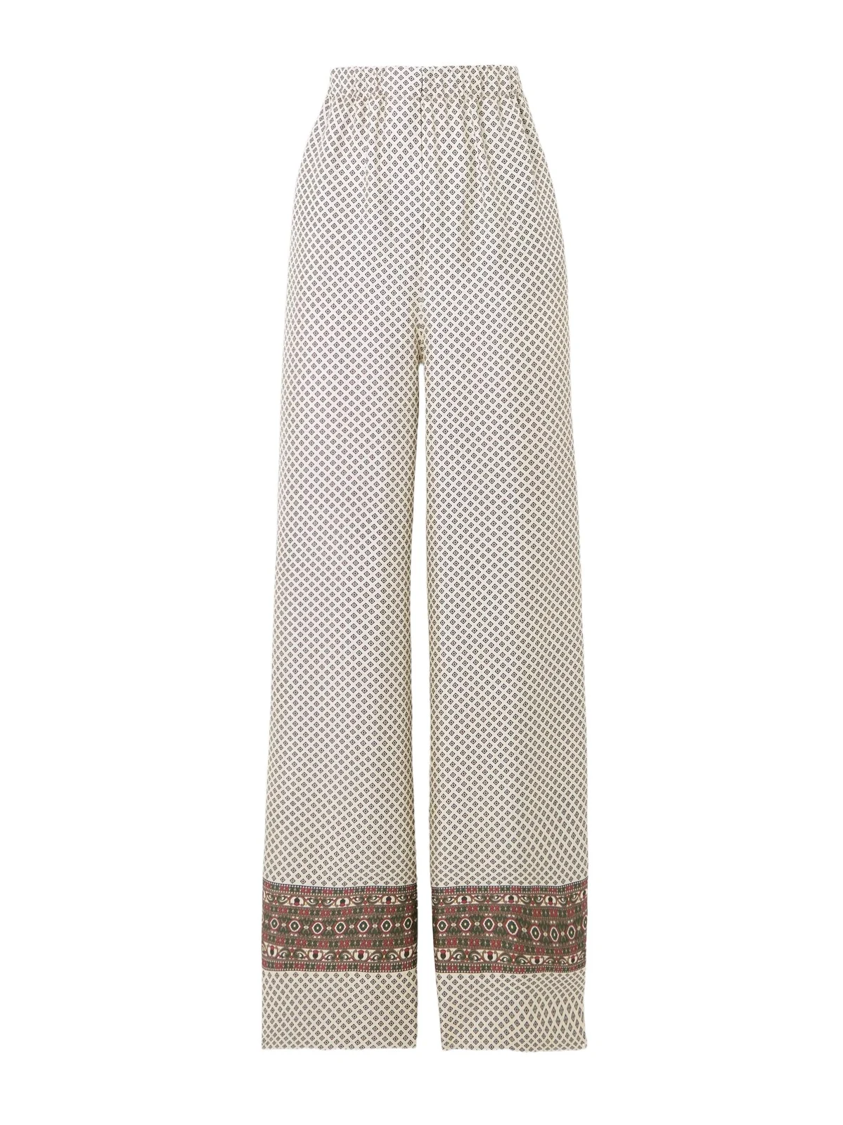Valerio Printed Silk-twill Wide-leg Pants