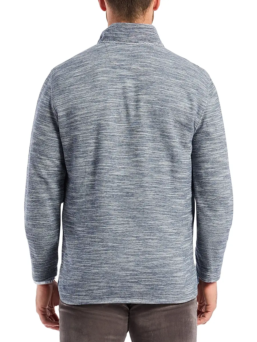 Robert Graham Men's Ledson Cotton Quarter-Zip Top | Thumbnail 4 Robert Graham Men's Ledson Cotton Quarter-Zip Top | Thumbnail 4