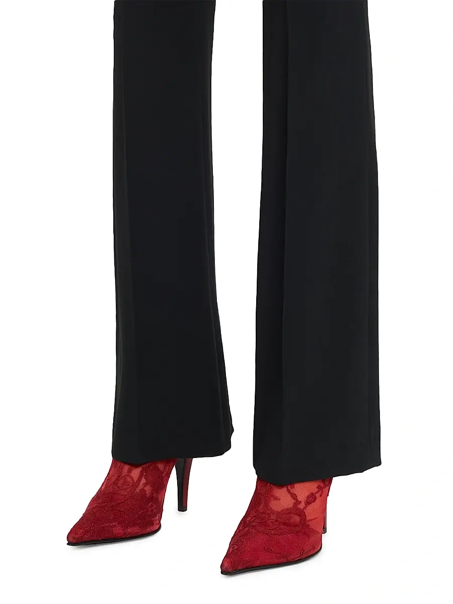 Alexander McQueen Women's 100MM Lace Mid-Calf Boots | Thumbnail 2 Alexander McQueen Women's 100MM Lace Mid-Calf Boots | Thumbnail 2