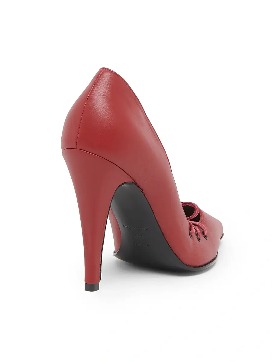 Alexander McQueen Women's Corset 100MM Leather Pumps | Thumbnail 3 Alexander McQueen Women's Corset 100MM Leather Pumps | Thumbnail 3