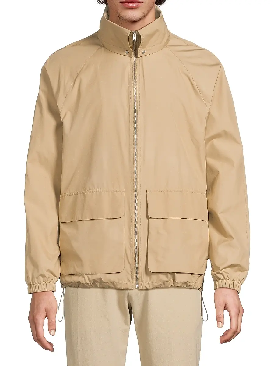 Vince Men's Hooded Windbreaker Jacket | Thumbnail 3 Vince Men's Hooded Windbreaker Jacket | Thumbnail 3