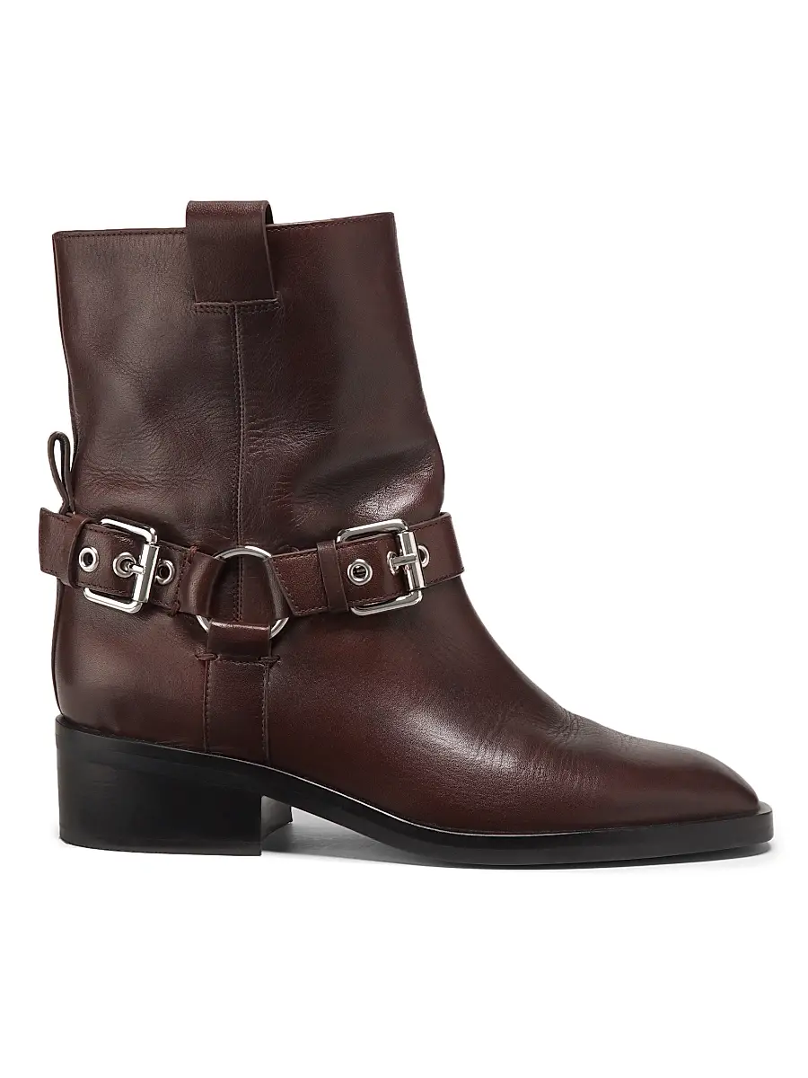 3.1 Phillip Lim Women's Alexa Leather Moto Boots - Espresso | Image 1 3.1 Phillip Lim Women's Alexa Leather Moto Boots - Espresso | Image 1