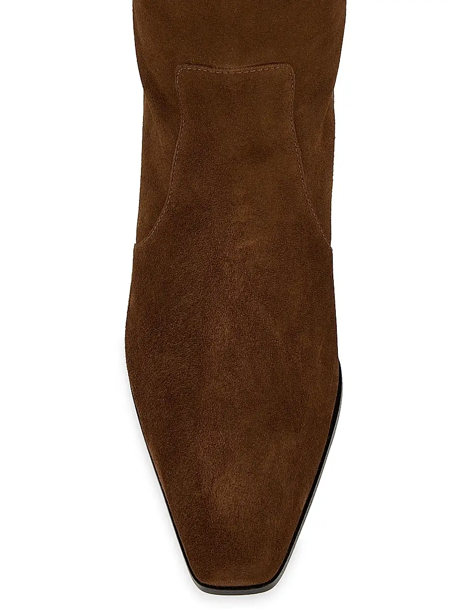 Stuart Weitzman Women's Stassi 50MM Suede Boots | Thumbnail 4