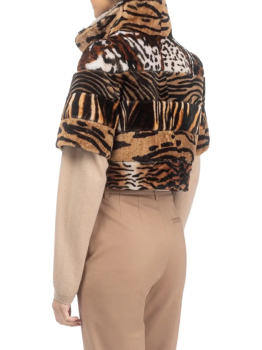 Gorski Women's Merino Shearling Lamb Bolero | Thumbnail 4 Gorski Women's Merino Shearling Lamb Bolero | Thumbnail 4