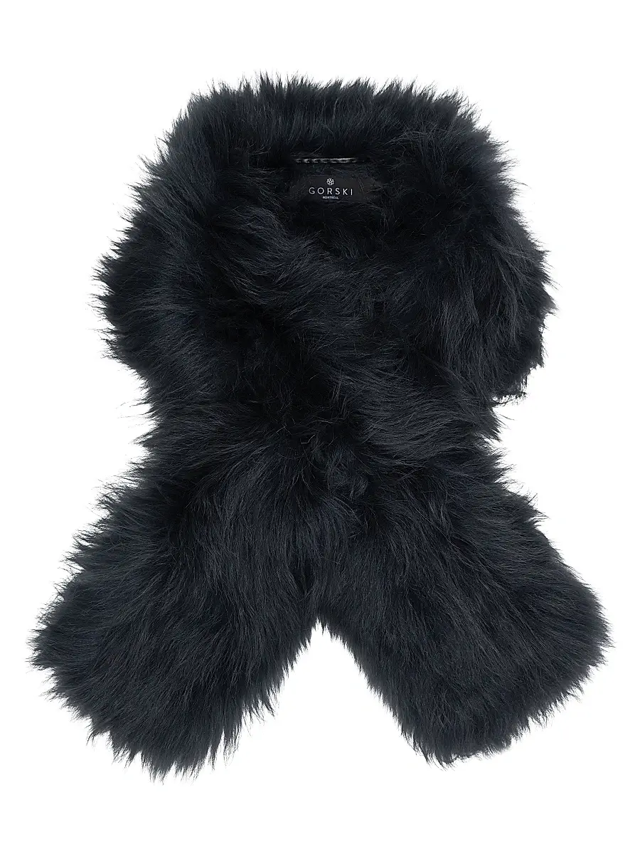 Gorski Women's Select Lamb Pull-through Scarf | Thumbnail 6
