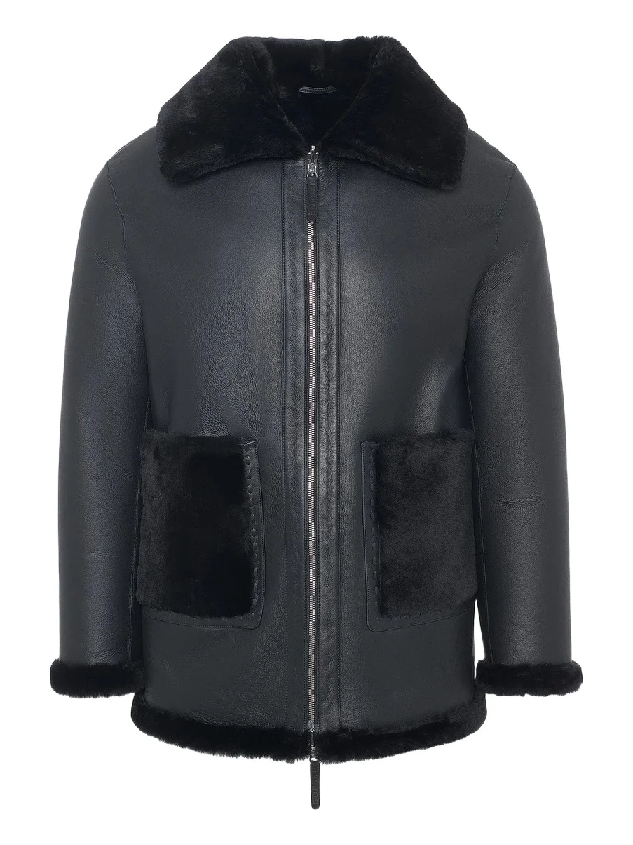 Gorski Women's Reversible Merino Shearling Lamb Jacket
