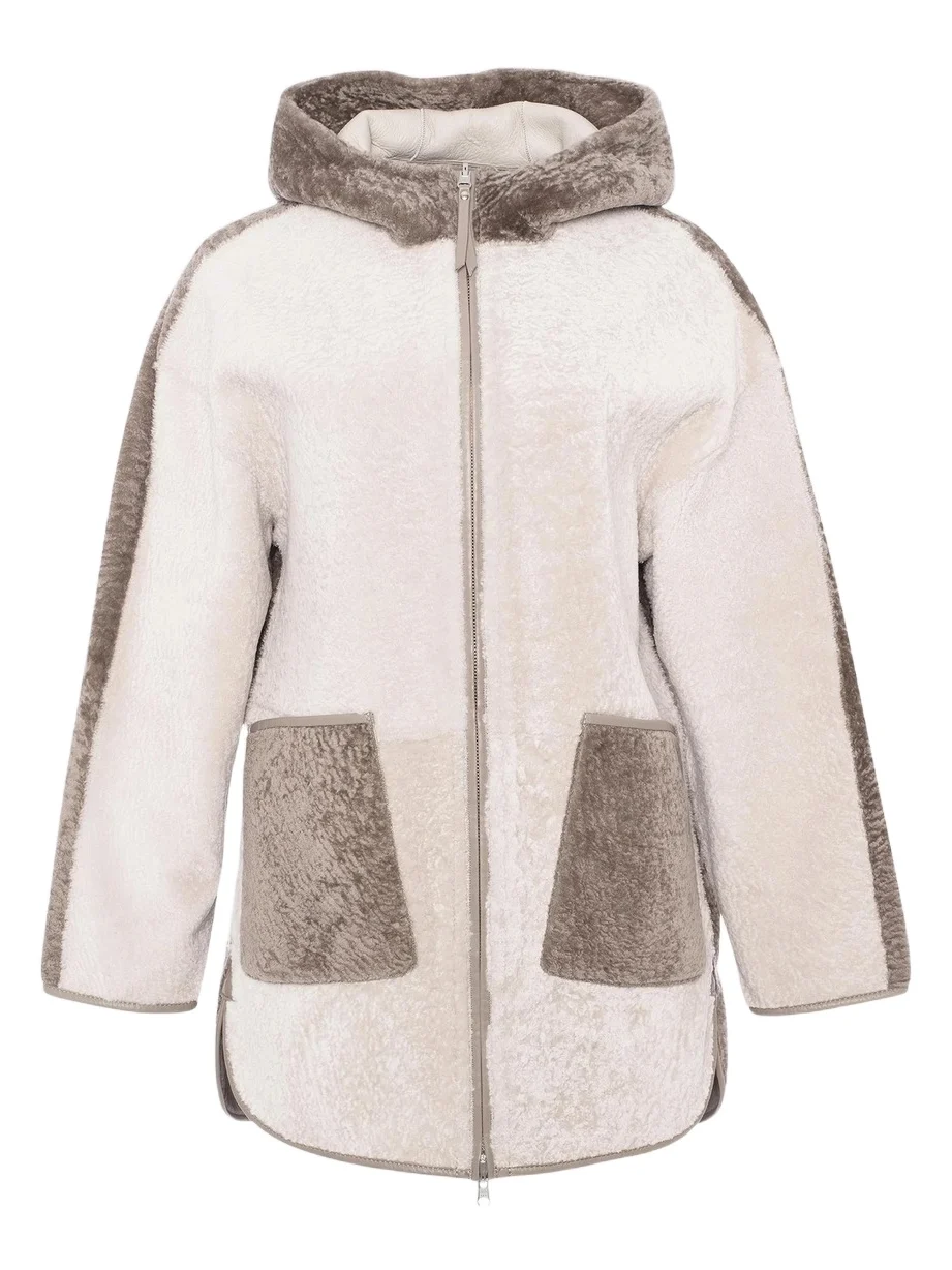 Gorski Women's Textured Shearling Lamb Parka