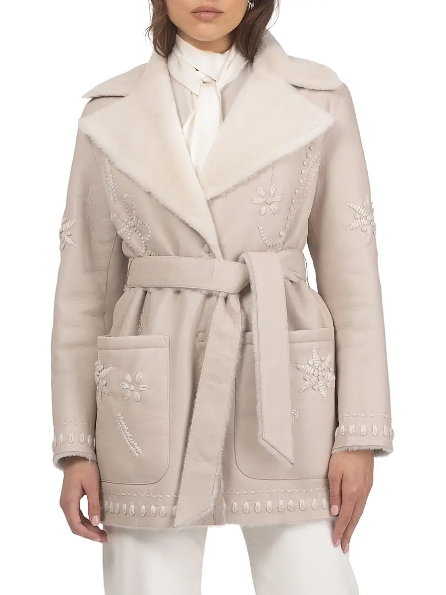 Gorski Women's Merino Shearling Lamb Jacket | Thumbnail 2