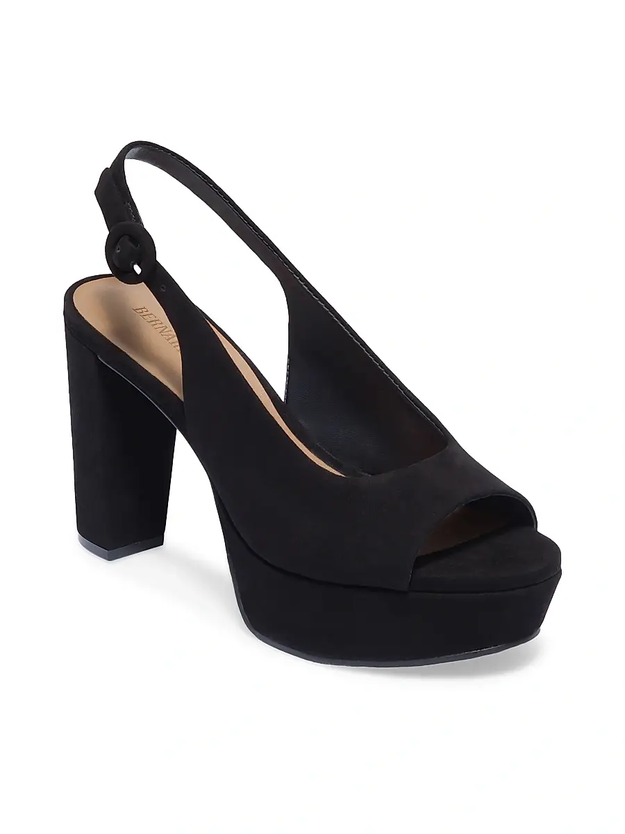 Bernardo Women's Vega Peep Toe Platform Pumps | Thumbnail 2 Bernardo Women's Vega Peep Toe Platform Pumps | Thumbnail 2