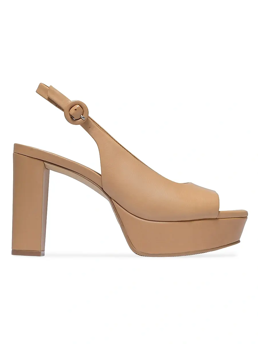Bernardo Women's Vega Peep Toe Platform Pumps