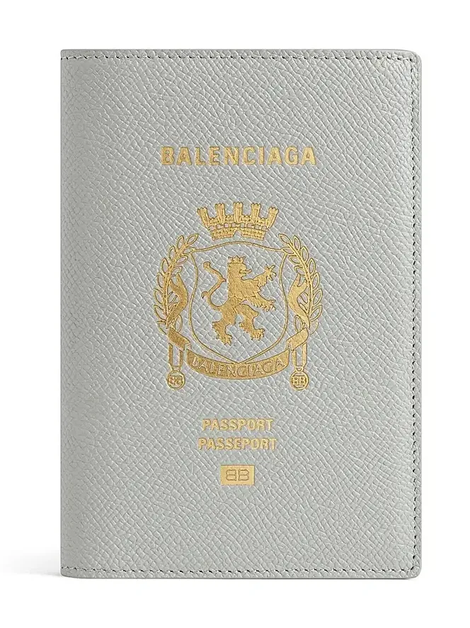 Men's Passport Holder - Grey Men's Passport Holder - Grey