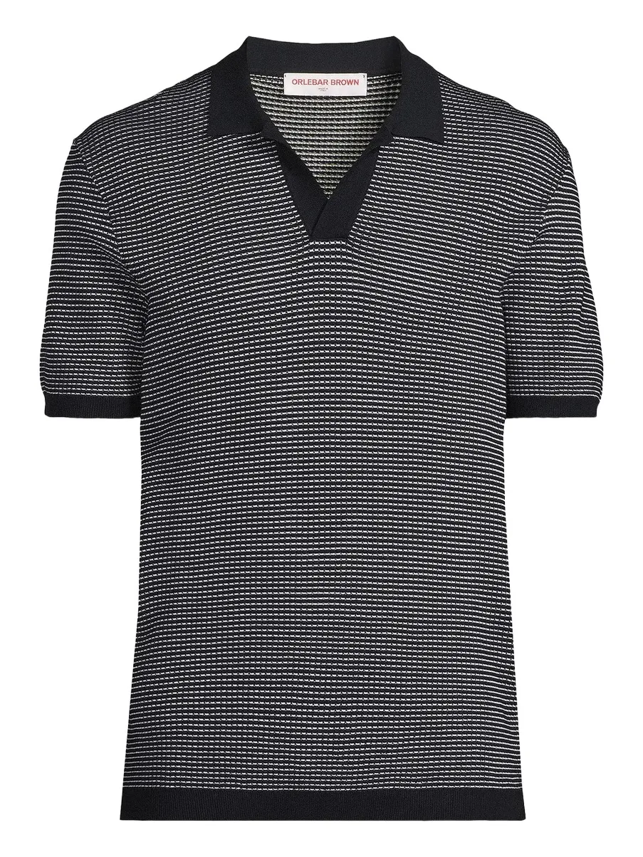 Men's Roddy Two-Tone Johnny Polo Shirt Men's Roddy Two-Tone Johnny Polo Shirt