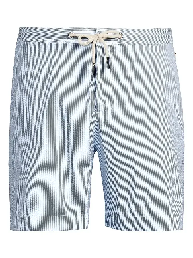 Orlebar Brown Men's Bulldog Seersucker Swim Shorts