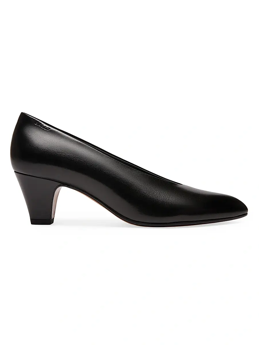 BALLY Women's Aline 55MM Leather Pumps - Black - Size 5 | Image 1 BALLY Women's Aline 55MM Leather Pumps - Black - Size 5 | Image 1