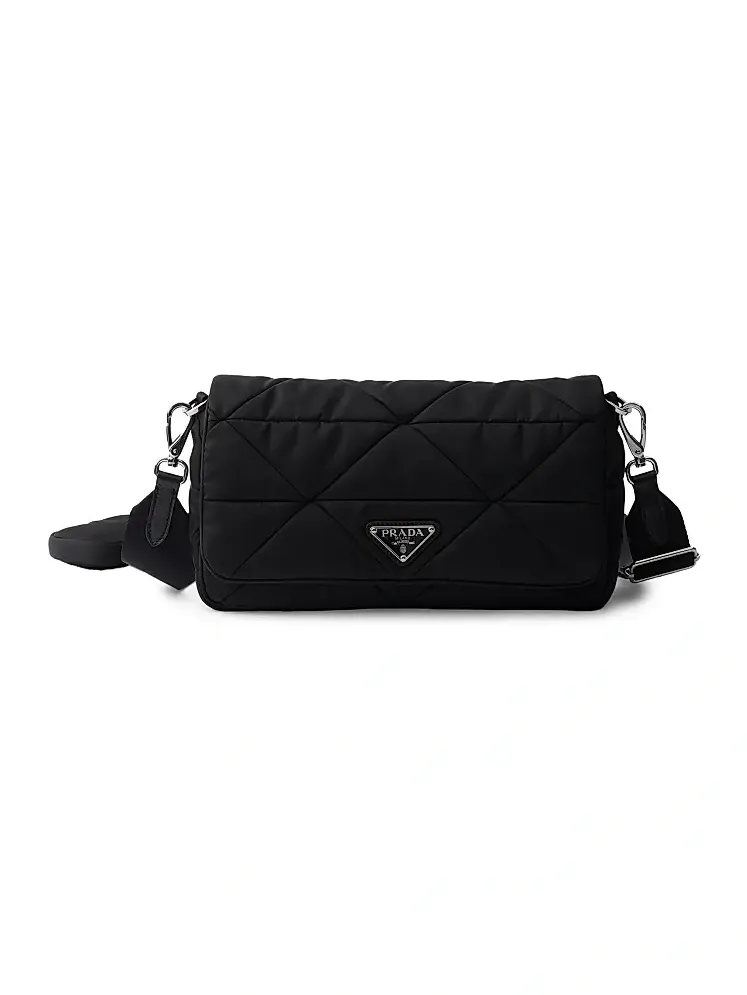 Women's Padded Re-Nylon Shoulder Bag Women's Padded Re-Nylon Shoulder Bag