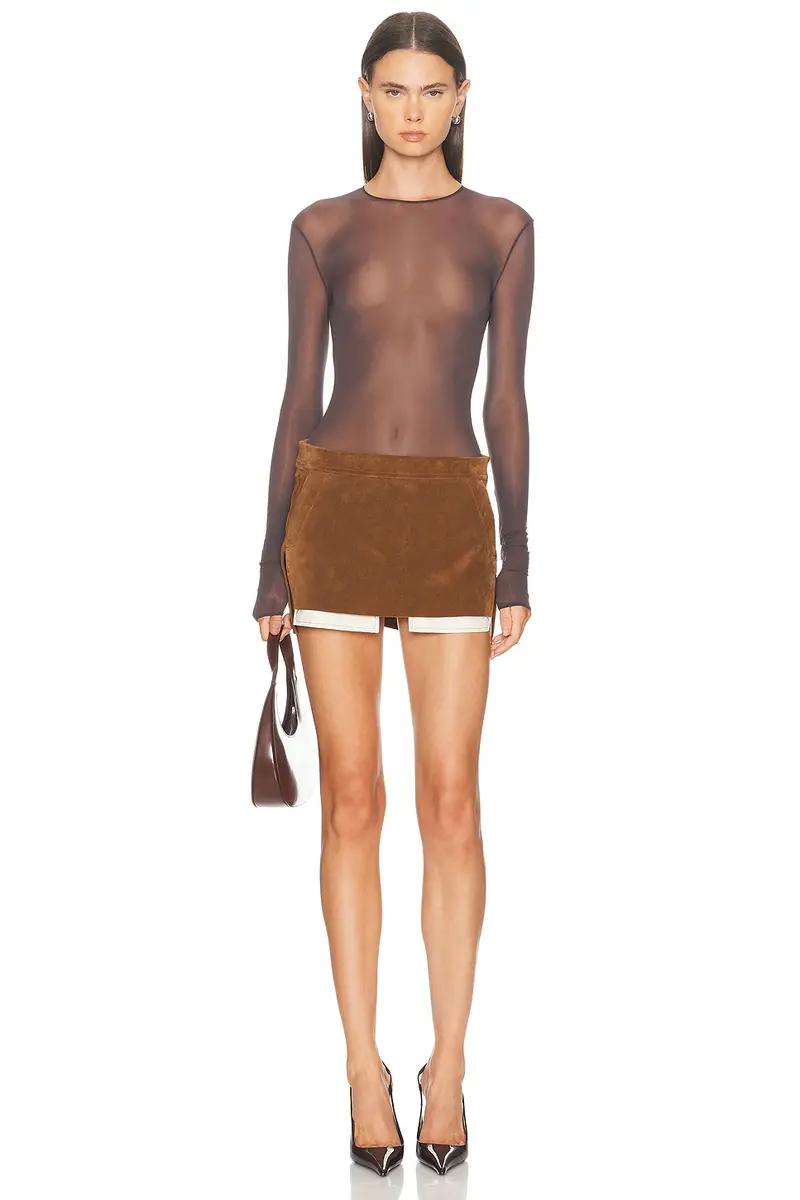Rick Owens Fog Cutoff Mini Skirt | Thumbnail 5 Rick Owens Fog Cutoff Mini Skirt | Thumbnail 5