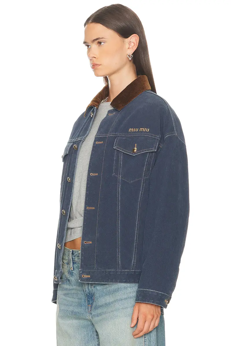 Miu Miu Button Up Jacket | Thumbnail 2
