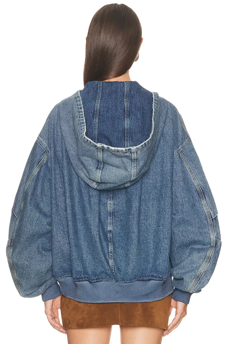 The Attico Denim Bomber Jacket | Thumbnail 3 The Attico Denim Bomber Jacket | Thumbnail 3