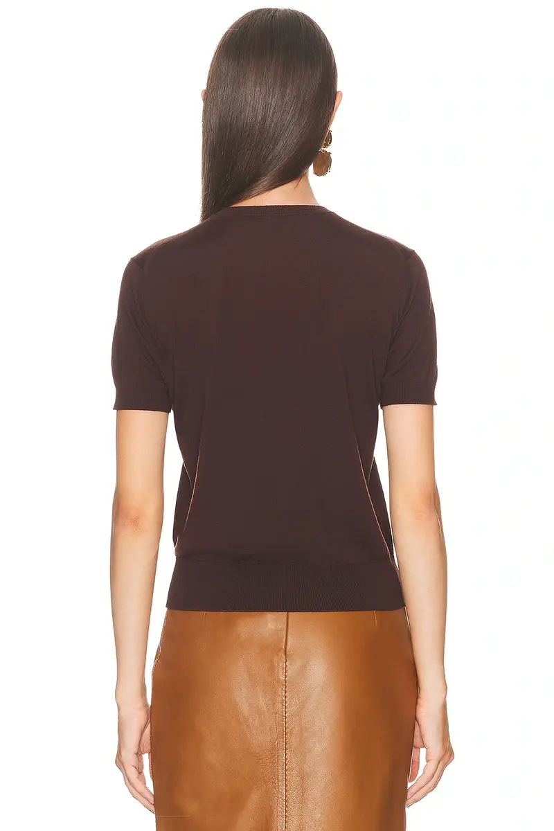 Saint Laurent Short Sleeve Sweater | Thumbnail 3 Saint Laurent Short Sleeve Sweater | Thumbnail 3