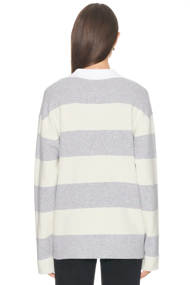 Moncler Long Sleeve Polo Sweater | Thumbnail 3 Moncler Long Sleeve Polo Sweater | Thumbnail 3