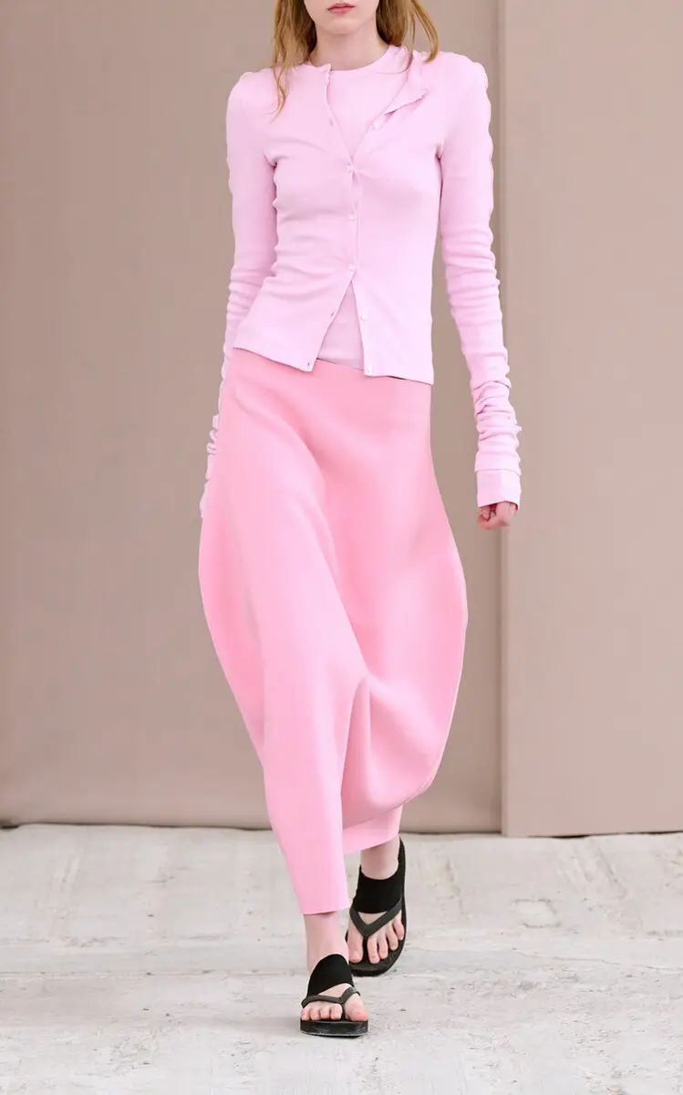 BIRROT Line Stretch-Cotton Top | Thumbnail 2