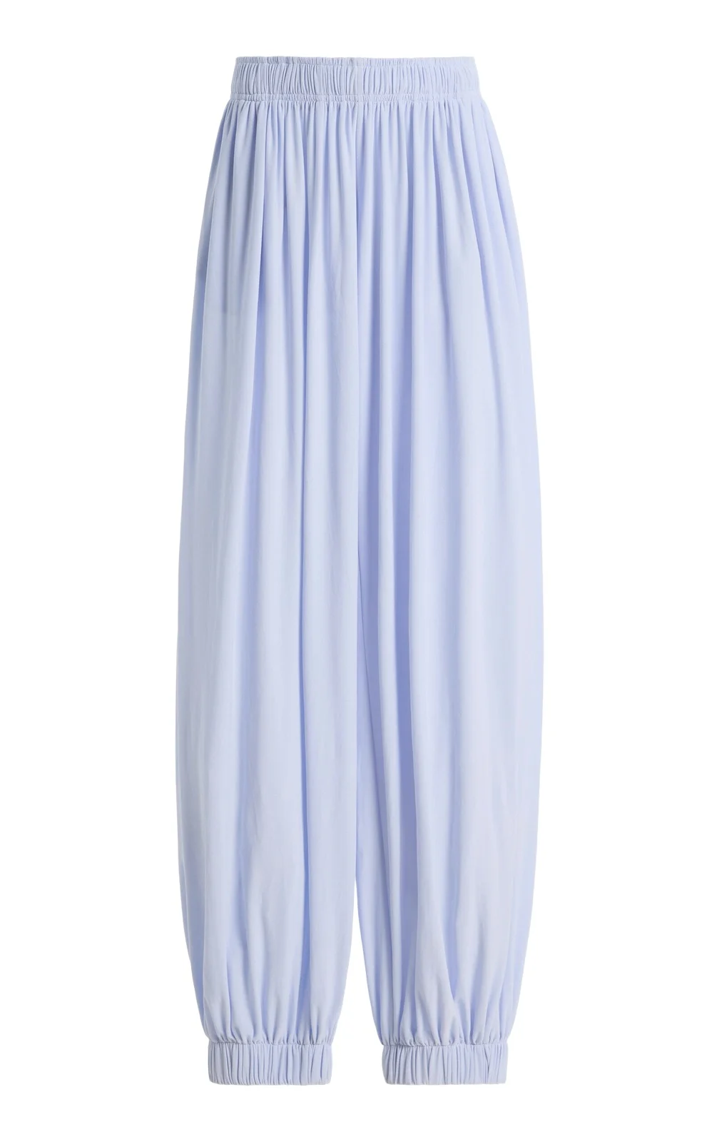 Lay1 Gathered Crepe Wide-Leg Pants
