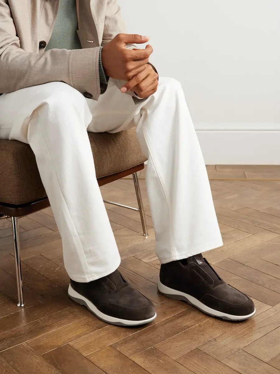 Berluti Echappée Suede Sneakers - Men | Thumbnail 2 Berluti Echappée Suede Sneakers - Men | Thumbnail 2