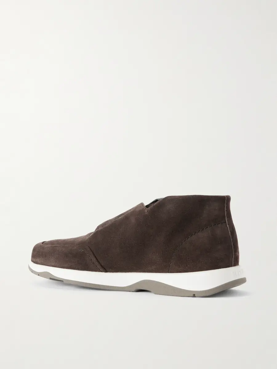 Berluti Echappée Suede Sneakers - Men | Thumbnail 4 Berluti Echappée Suede Sneakers - Men | Thumbnail 4