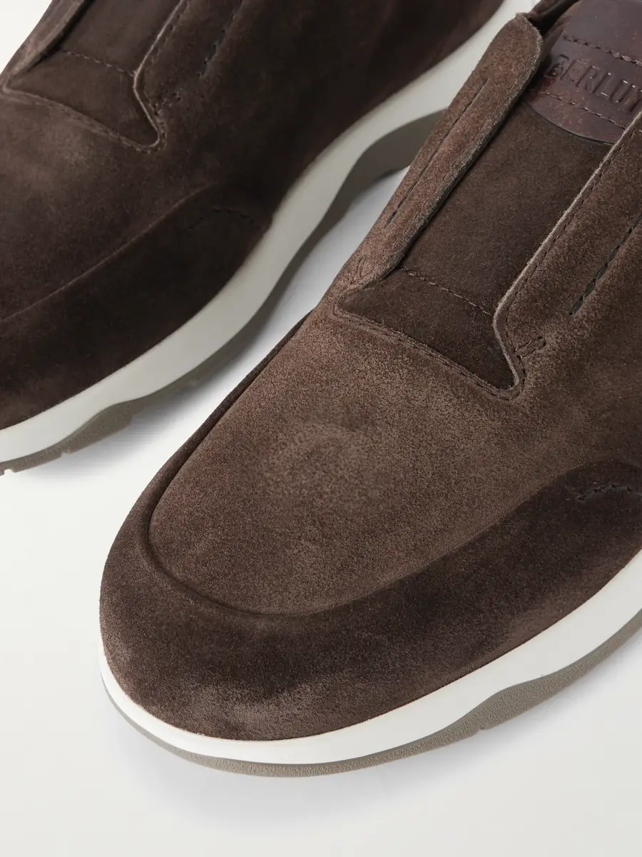 Berluti Echappée Suede Sneakers - Men | Thumbnail 5 Berluti Echappée Suede Sneakers - Men | Thumbnail 5