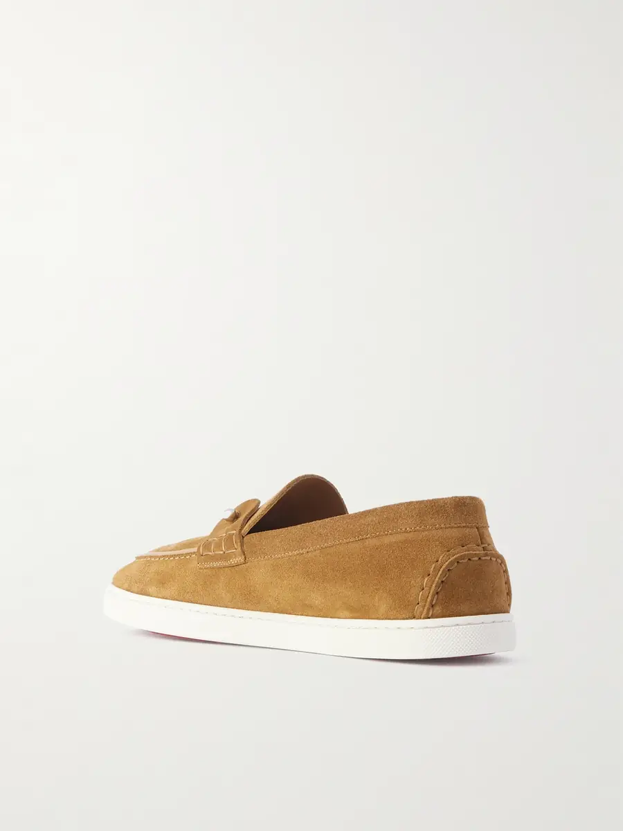 Christian Louboutin Embellished Suede Boat Shoes - Men | Thumbnail 4 Christian Louboutin Embellished Suede Boat Shoes - Men | Thumbnail 4