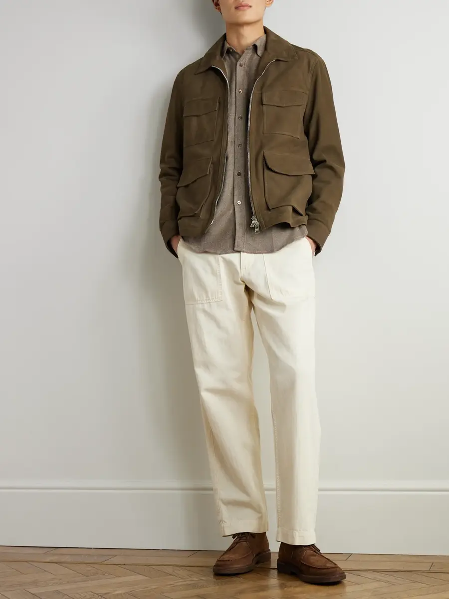 Portuguese Flannel Espiga Herringbone Cotton-Flannel Shirt - Men | Thumbnail 2