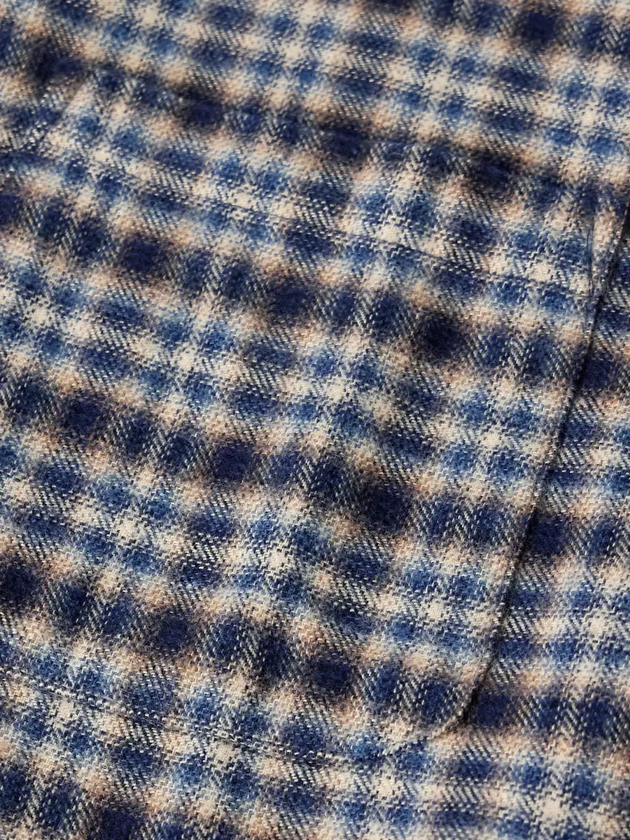 Portuguese Flannel Vouga Button-Down Collar Checked Organic Cotton-Flannel Shirt - Men | Thumbnail 5 Portuguese Flannel Vouga Button-Down Collar Checked Organic Cotton-Flannel Shirt - Men | Thumbnail 5