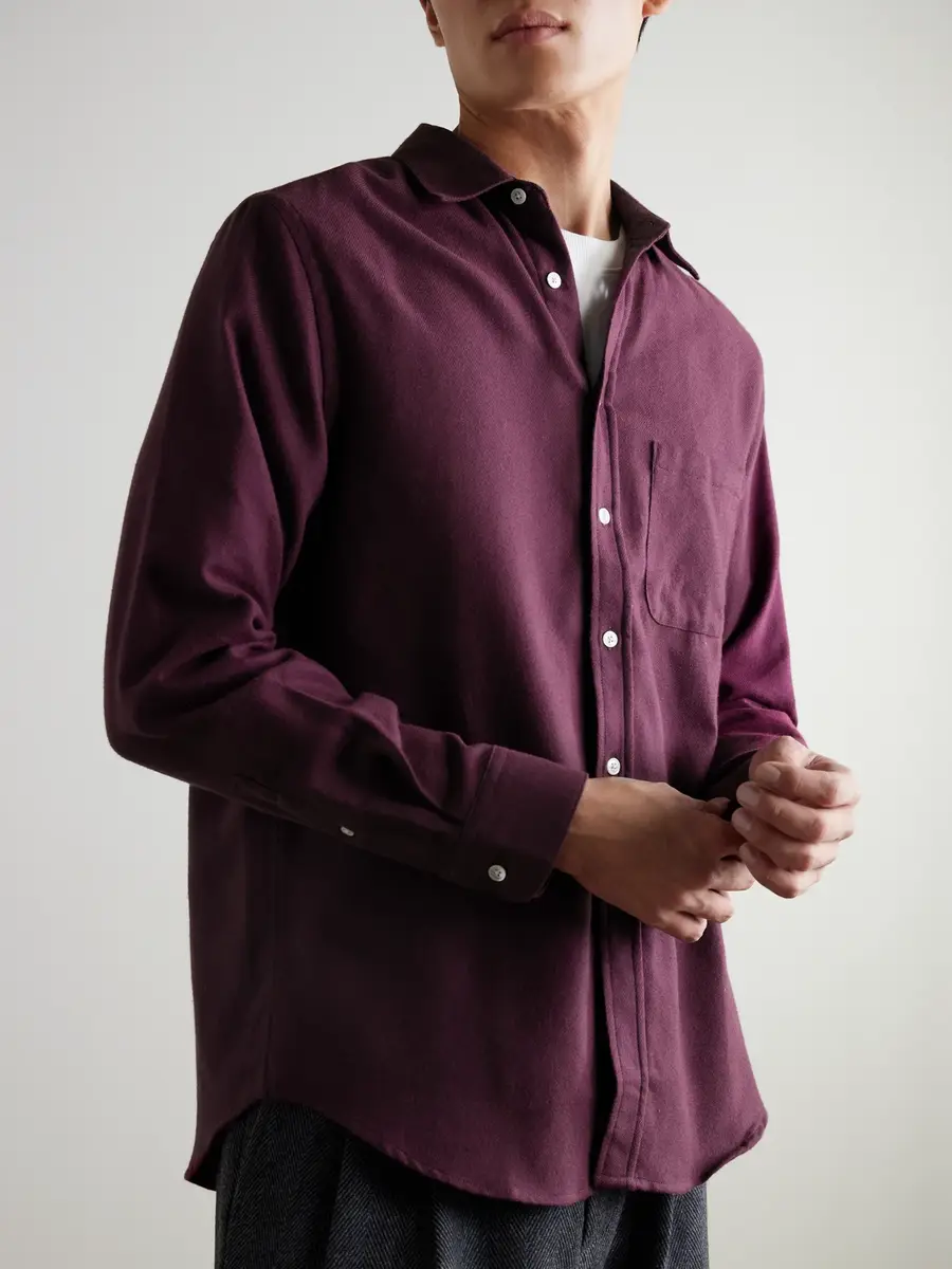 Portuguese Flannel Teca Brushed Cotton-Twill Shirt - Men | Thumbnail 3 Portuguese Flannel Teca Brushed Cotton-Twill Shirt - Men | Thumbnail 3