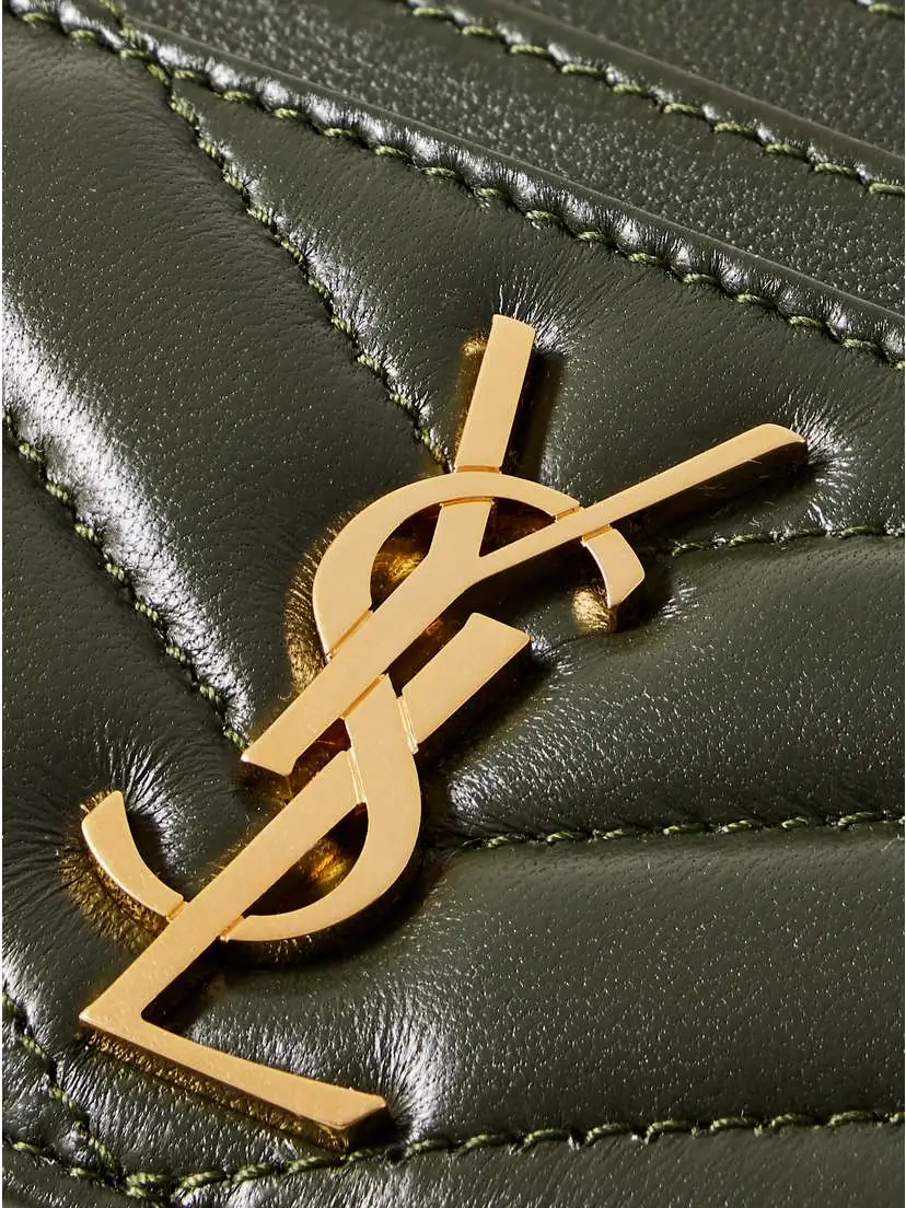 Saint Laurent Cassandre Matelassé Leather Cardholder | Thumbnail 4