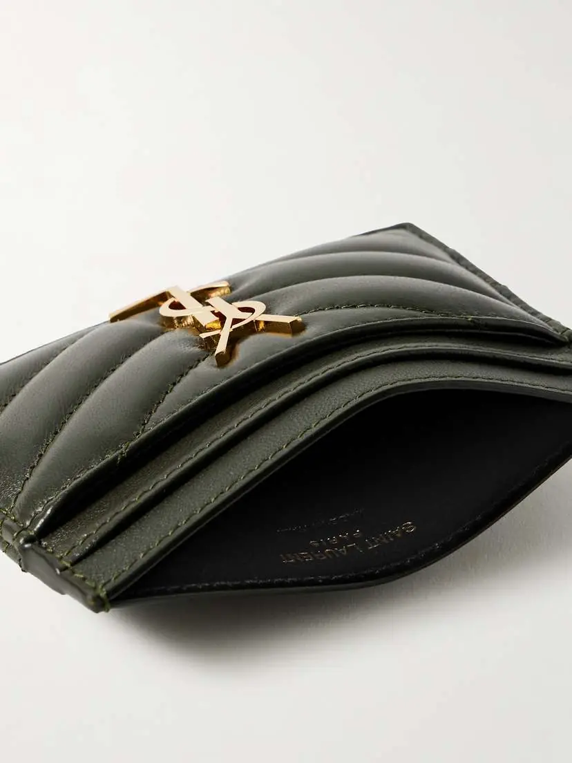 Saint Laurent Cassandre Matelassé Leather Cardholder | Thumbnail 5