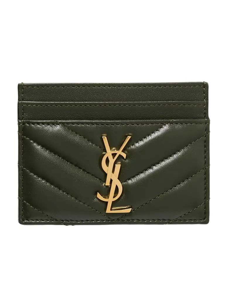 Saint Laurent Cassandre Matelassé Leather Cardholder | Image 1 Saint Laurent Cassandre Matelassé Leather Cardholder | Image 1