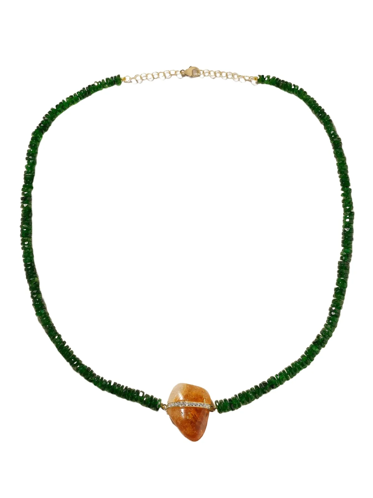 14-karat Gold Multi-stone Necklace