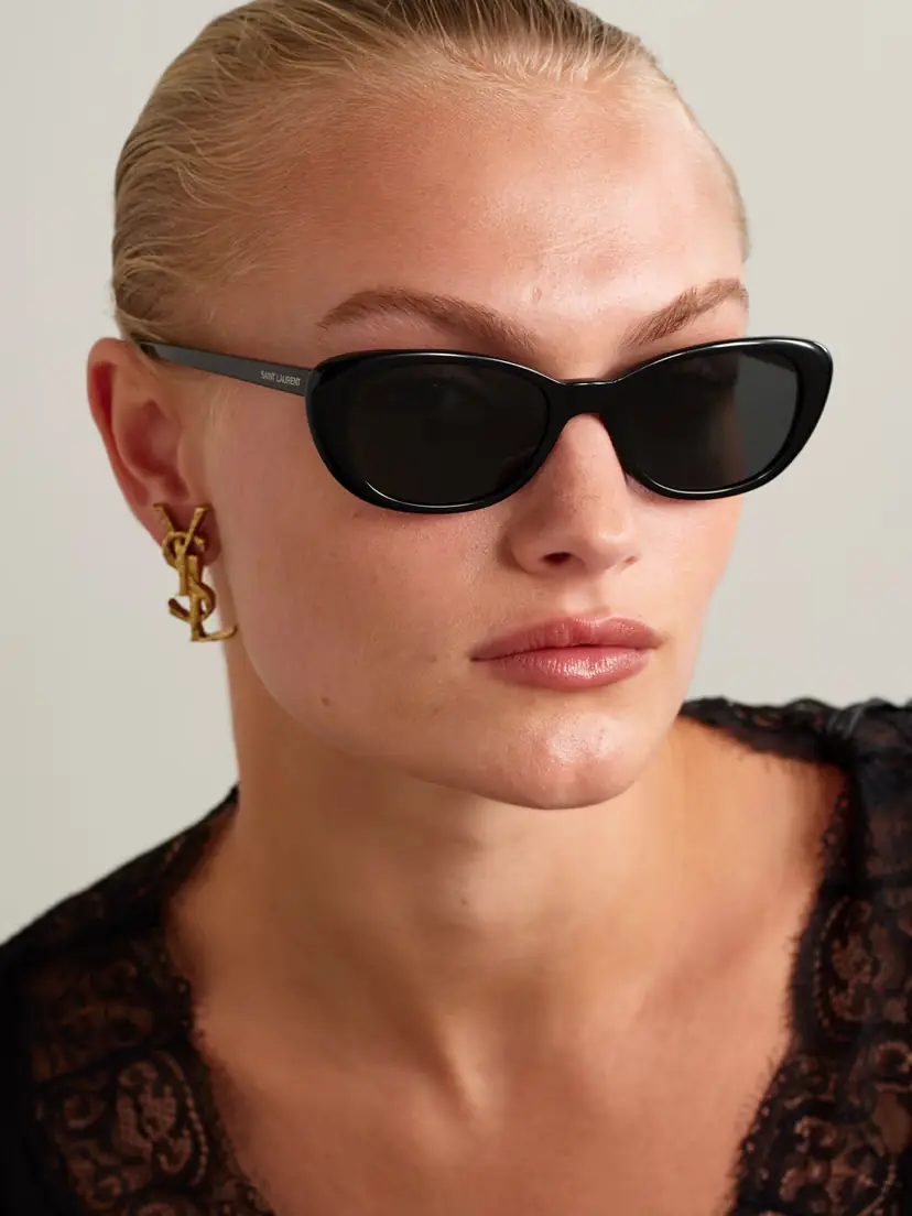 Saint Laurent Eyewear Cat-eye Acetate Sunglasses | Thumbnail 2 Saint Laurent Eyewear Cat-eye Acetate Sunglasses | Thumbnail 2