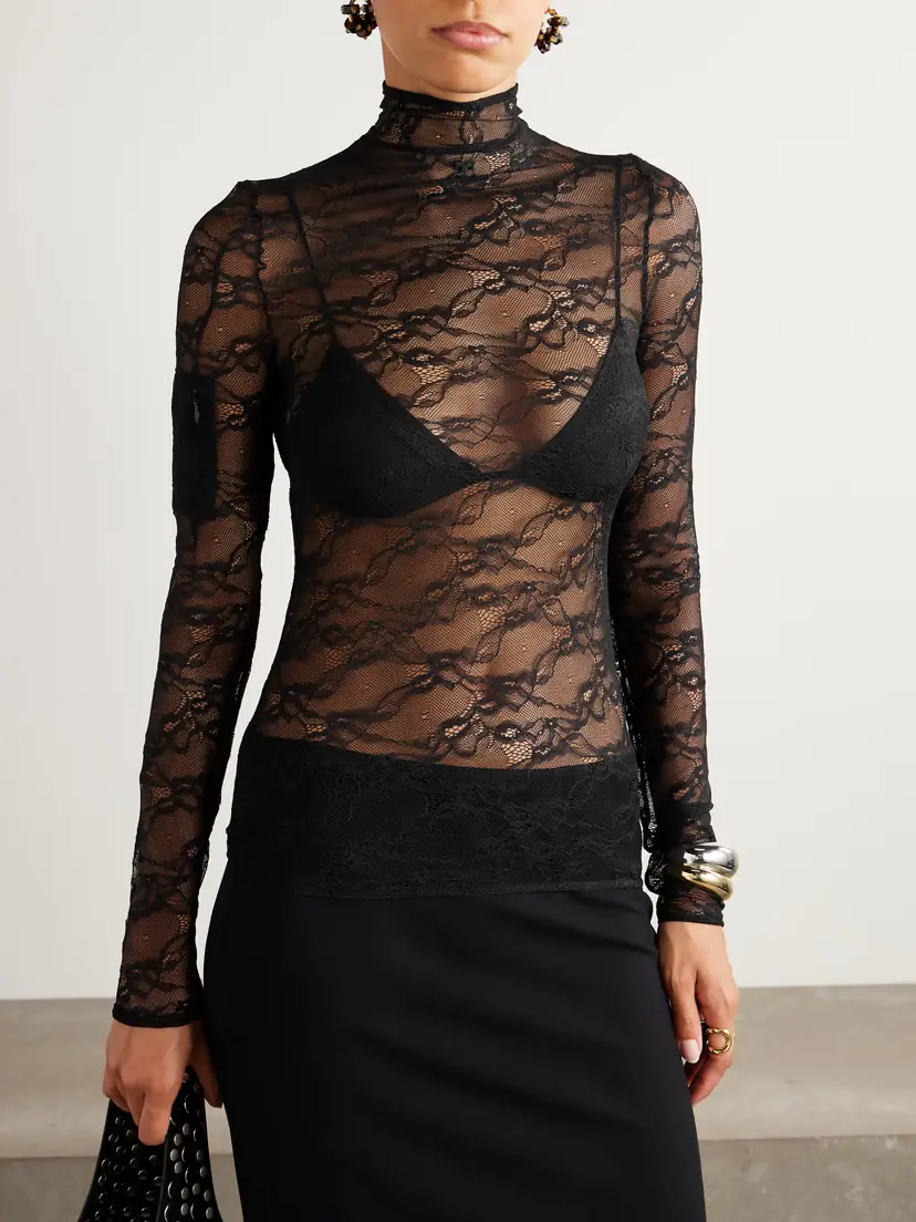 Courrèges Lace Blouse | Thumbnail 3 Courrèges Lace Blouse | Thumbnail 3