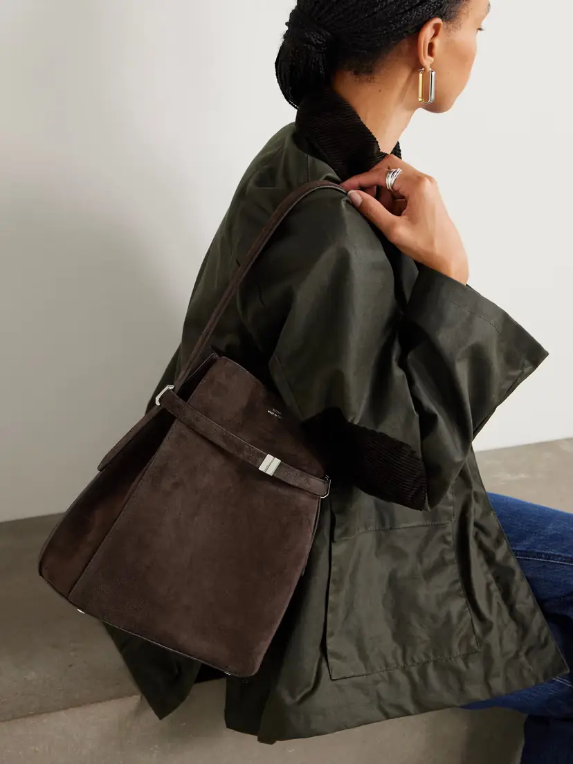 TOTEME Belted Suede Tote | Thumbnail 2 TOTEME Belted Suede Tote | Thumbnail 2